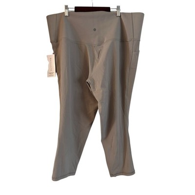 Athleta Salutation Stash Pocket II Serene 7/8 Legging Womens 3X NWT Tan