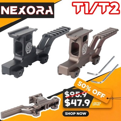 EvolutionGear Hydra Mount Riser for T1 T2 Micro Red Dot Sight 20mm Picatinny USA