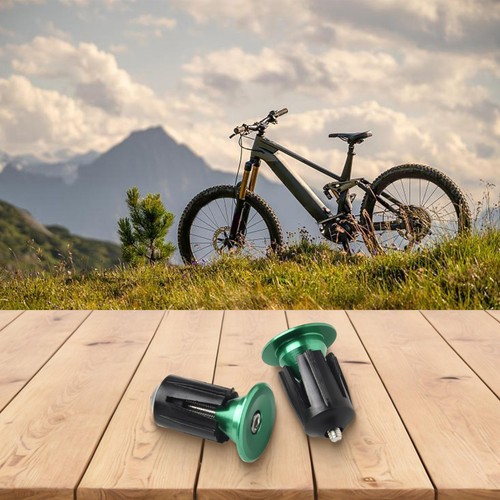 Bike Handlebar End Plug-Aluminum Alloy Lock MTB Handle Bar Grips Cover Cap - Picture 20 of 51