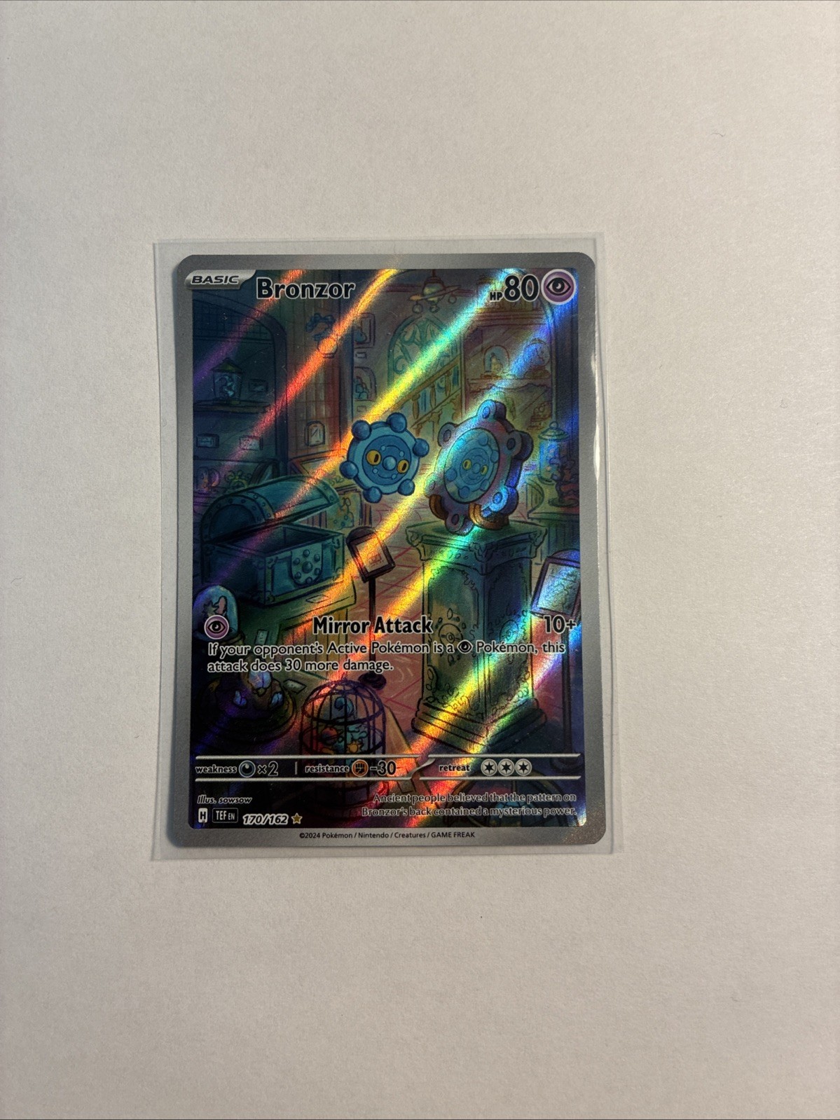 Pokémon TCG Bronzor Scarlet & Violet Temporal Forces 170/162