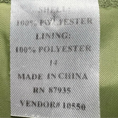 Chadwicks Pitachio Washable Microsuede Lined Button Career Casual Blazer SZ 14 - Picture 8 of 10