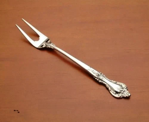 Delacourt by Lunt Sterling Silver Olive / Pickle Fork 5.75"