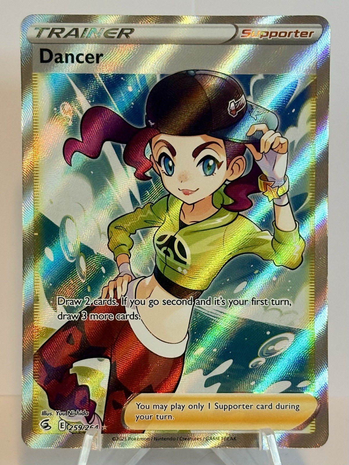 Dancer 259/264 Ultra Rare SWSH08: Fusion Strike Holo Pokemon TCG NM