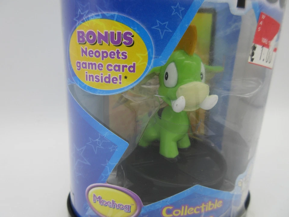 Mini estatuilla coleccionable Neopets 2004 Moehog sellada Think Way juguetes ¡Raro! Foto 2 de 3