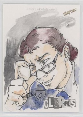2017 Upper Deck Skybox Clerks 1/1 Dan MacIsaac #SKT Auto Sketch 1md