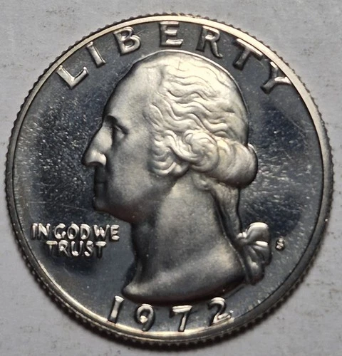 1972S Gem Proof Washington Quarter