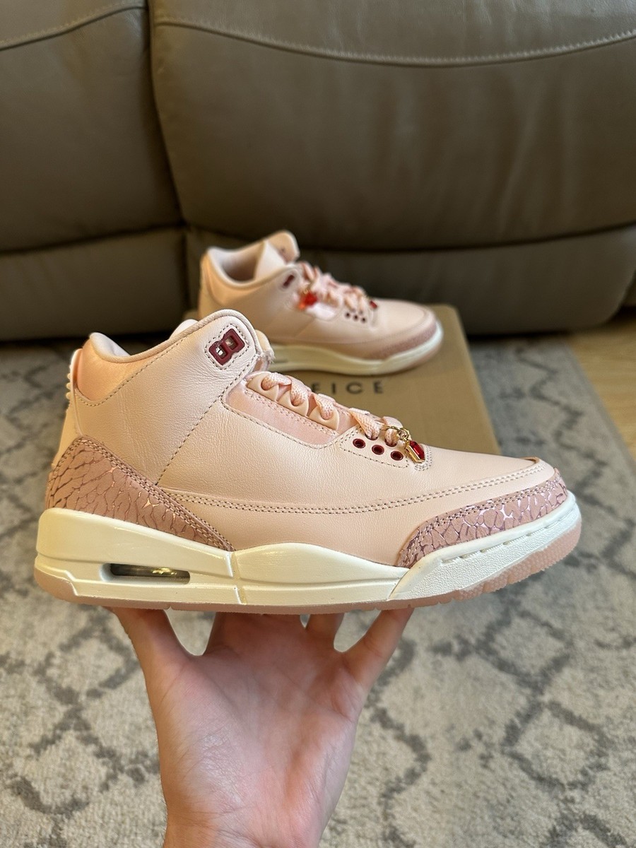 rose gold jordans 3