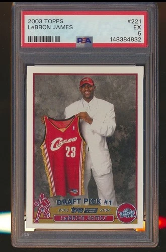 2003 Topps Lebron James PSA 5