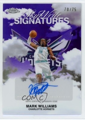 2025 Chrome SKY-Write Signatures Purple Refractor 70/75 Mark Williams Auto 1q3d