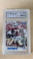 1996 Pro Line Eddie George #347 Rookie graded 10 Gem MT