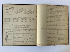 Science Early Car Engines / Technical Handwritten Manuscript on Early Car 1902