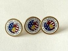 2005 US Open Golf Ball Markers Pinehurst No. 2 course 3 pack pga new