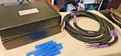 Silnote Audio Morpheus Ref II - Ser II Speaker Cables, 8 ft pair, pins