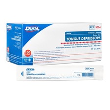 Dukal  Individually Wrapped Tongue Depressors-Case of 1000