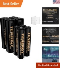 PRO Rechargeable AA and AAA Batteries, High Capacity NiMH 2800mAh AA 1100mAh ...