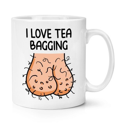I Love Teebeutel 10 Unzen Becher Tasse lustig unhöflich Geburtstag Gay Witz Freund
