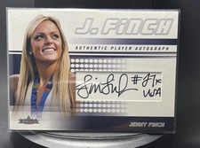 Jennie Jenny Finch 2005 Fleer Authentic Auto 125/150