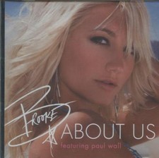 Brooke Hogan Featuring Paul Wall: About Us PROMO MUSIC AUDIO CD pop! 2006 SEALED