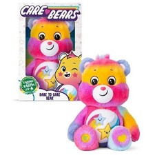 Care Bears Dare to Care Bear Plush Rainbow Colors 14  NEW Stuffed Animal NWT