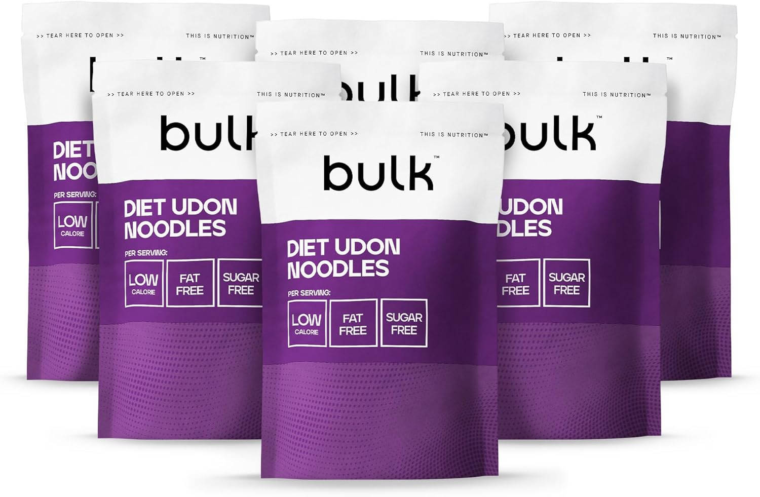 Bulk Diet Udon Noodles, Konjac Noodles, 200 G, Pack of 6, Servings