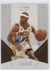 2009-10 Timeless Treasures Silver Signatures 8/25 TJ Ford #70 Auto 9td