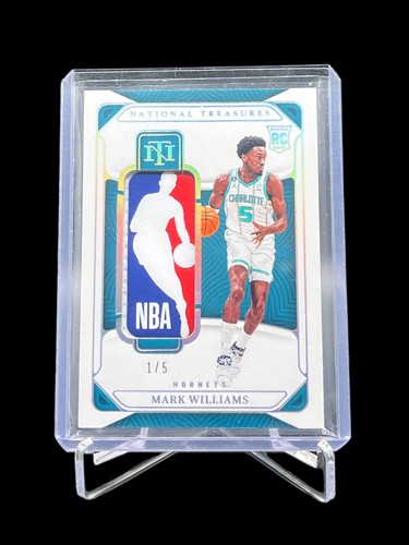 2022-23 Panini National Treasures Mark Williams Rookie Logoman /5 #RL-MCW