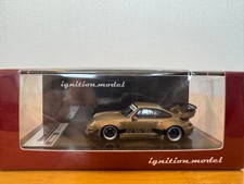 Ignition Model Porsche RWB 993 Matte Gold 1/64 Scale Model Car