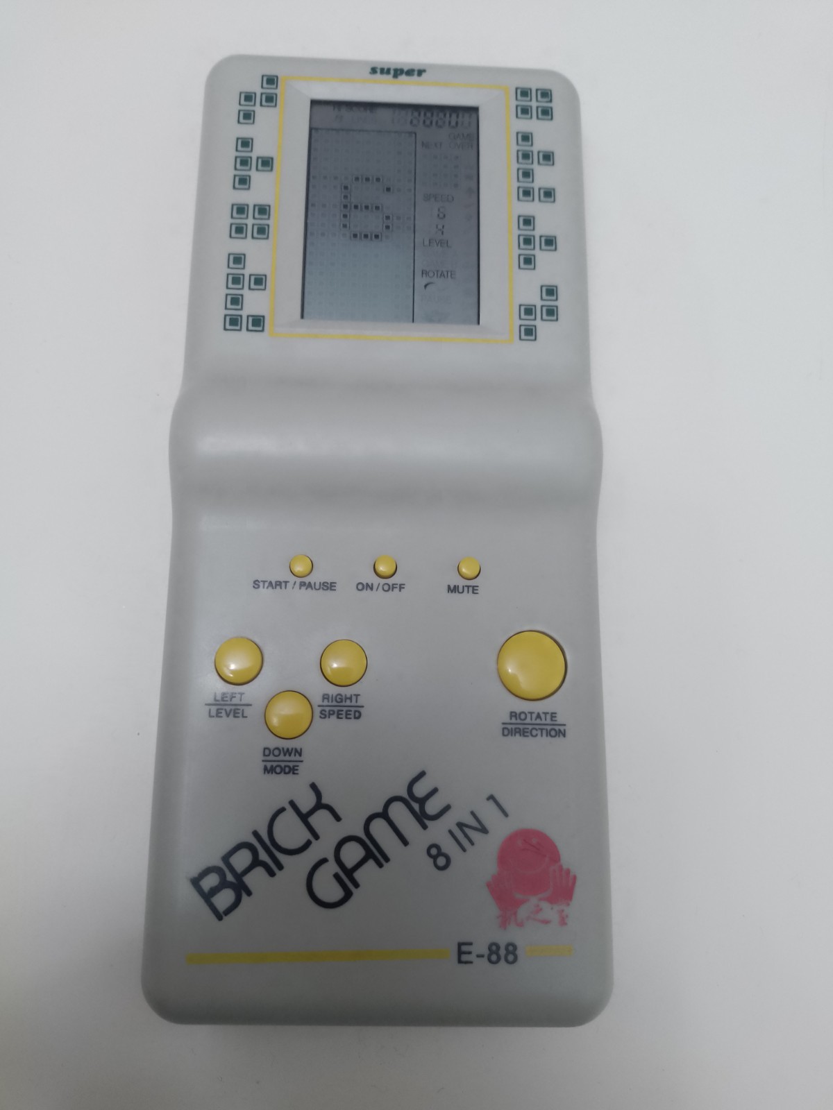 TESTED Brick Game E-88 Vintage 90's Handheld Gaming Console retro 8 in 1 super