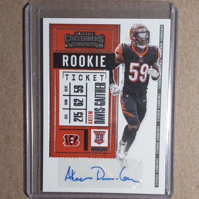 Akeem Davis-Gaither Panini Contenders #196 Base