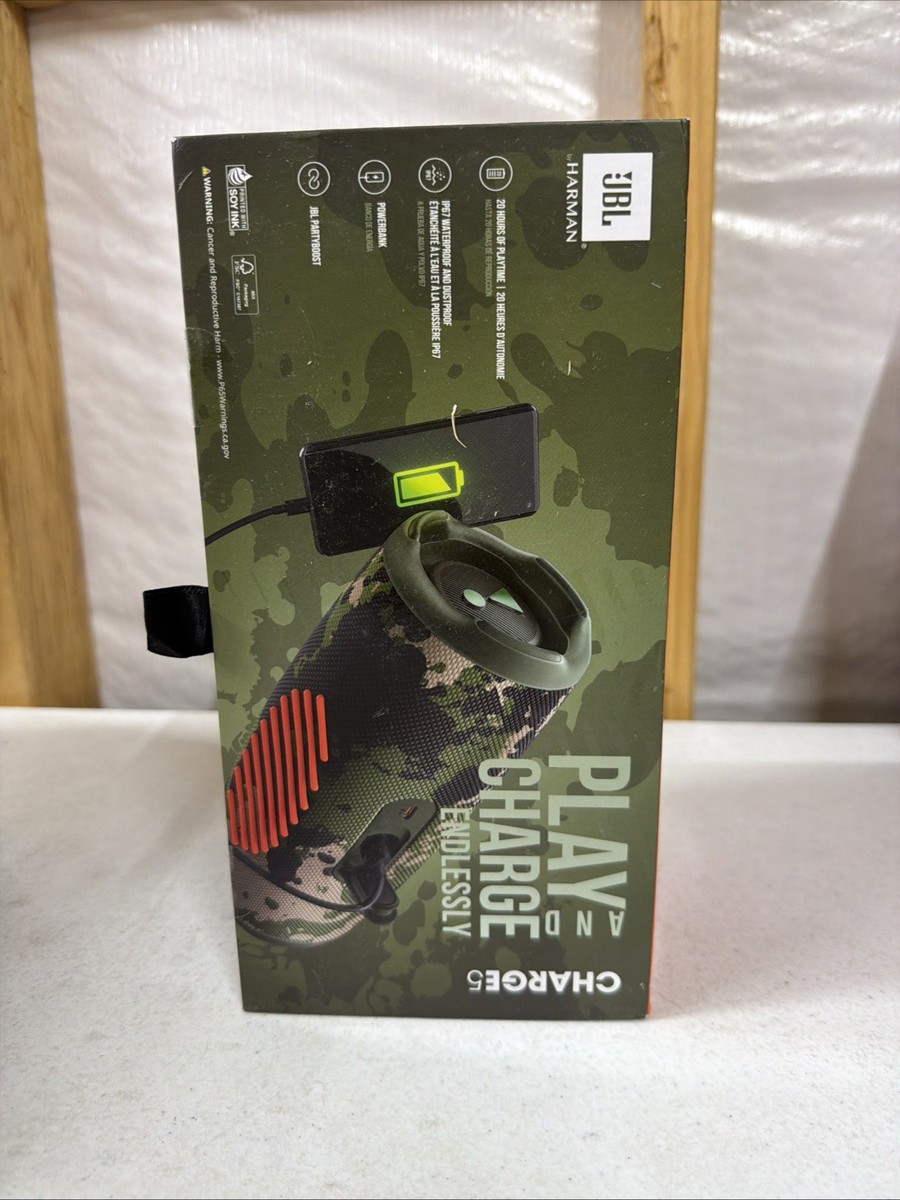 JBL Charge 5 Portable Bluetooth Speaker Squad Camo for sale online