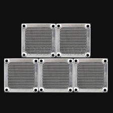 5x 80mm Aluminum cooling Dustproof Dust Filter Grill Mesh Guard PC CASE CPU Fan