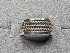 GRANDMA GRABE'S BEAUTIFUL VINTAGE 925 STERLING SILVER 8.27G RING SIZE 9.5