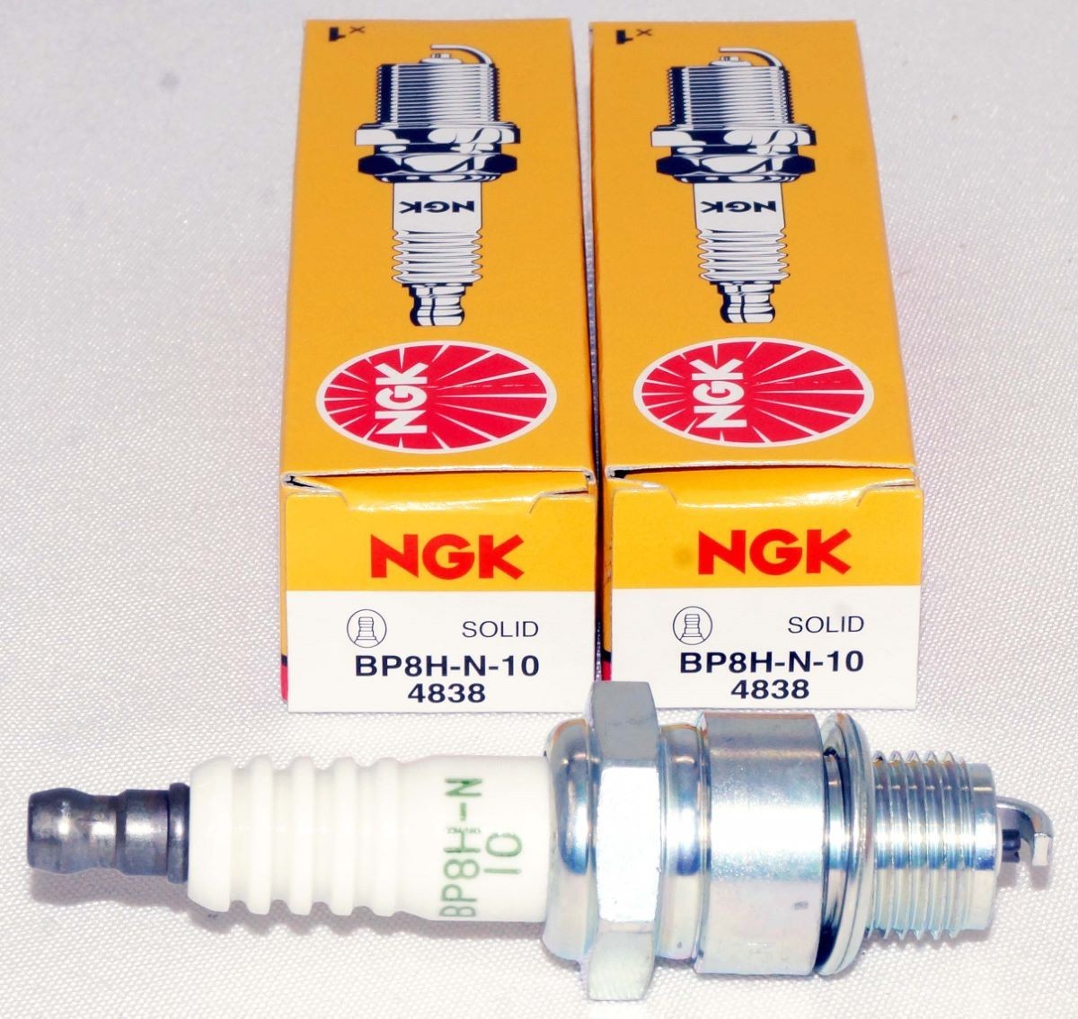 2 Pack Genuine NGK 4838 V-Power Spark Plugs BP8H-N-10 for Mercury and Mariner
