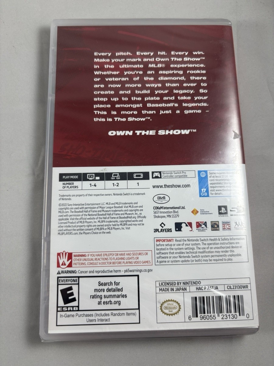MLB The Show 22 - Nintendo Switch for sale online | eBay