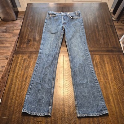 Vtg Levis 517 Orange Tab Jeans Mens 30x34 TAG 32X34 90s USA Made Bootcut G308