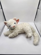 Ty Beanie Baby Starlett White Cat 6.5 Inch 2001 RETIRED Plush Stuffed Persian