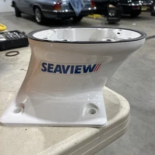 PYI PMA57M1BLK Seaview Aft Leaning 5" Radome Radar Mount Raymarine Garmin