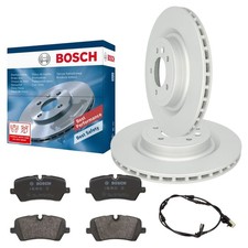 BOSCH Bremsscheiben 350mm Beläge WAKO Satz Hinten für RANGE ROVER L405 L494
