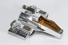 1984 GI Joe Sky Patrol Sky Sharc Vehicle Chrome Silver - Incomplete
