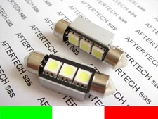 PAIR OF LICENSE PLATE LIGHTS 3 LED TORPEDO 36mm NO ERROR N4