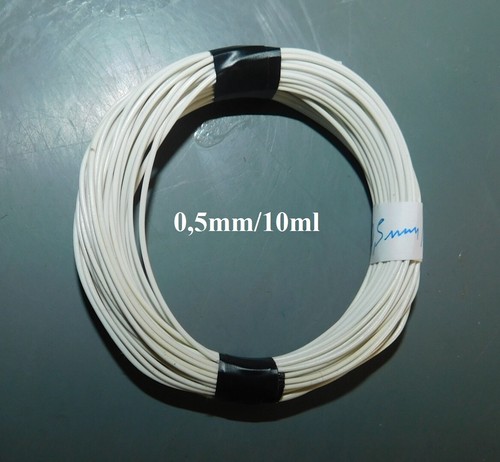 MICRO FIL ELECTRIQUE NEUF POUR CABLAGE RESEAU TRAIN 0,5mm / 10ml .AIGUILLAGE HO - Imagen 14 de 19