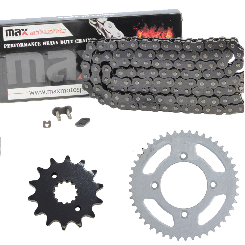 Black Drive Chain & Sprockets Kit for Honda CRF50F CRF50 XR50R