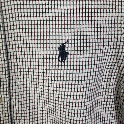 Camisa Polo Ralph Lauren para niños con botones talla pequeña (8) marrón a cuadros - Imagen 6 de 6