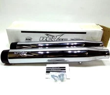 NEW RCX 2014-2020 Sportster RCX 3.0" MUFFLER BLITZ BLACK TIPS RCX214C-19B