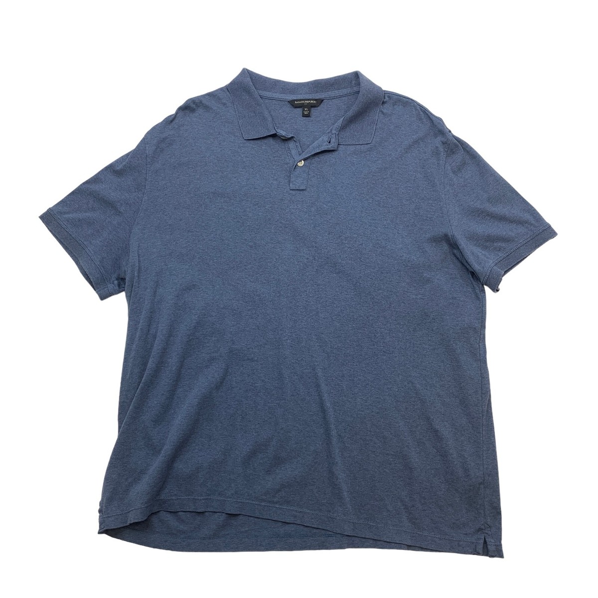 Banana Republic Performance Polo Shirt Men XL Extra Large Blue