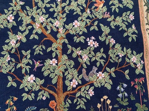 3x4 Vintage French Floral Tapestry Wall Hanging Colorful Traditional Goblins - Picture 6 of 12