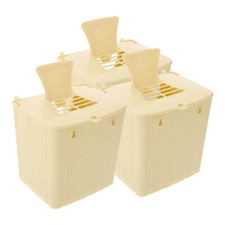 3pcs Bird Nest Box Breeding Nest Box Outdoor Indoor Mounted Parrot Nest Boxes