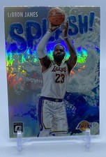 2021-22 Panini Donruss Optic LeBron James Splash Holo Silver Prizm LA Lakers