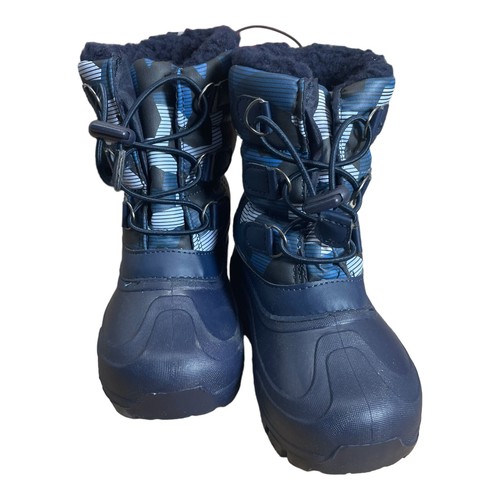 Stivali da neve MEMBER'S MARK ragazzo 11/12 blu mimetici 10° classificati impermeabili foderati NUOVI - Foto 1 di 11