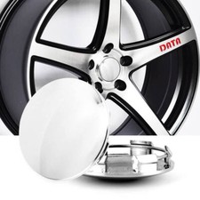 4pcs 65mm 61mm Wheel Tyre Center Hub Caps Chrome Silver For Vossen Cv3 Cv5